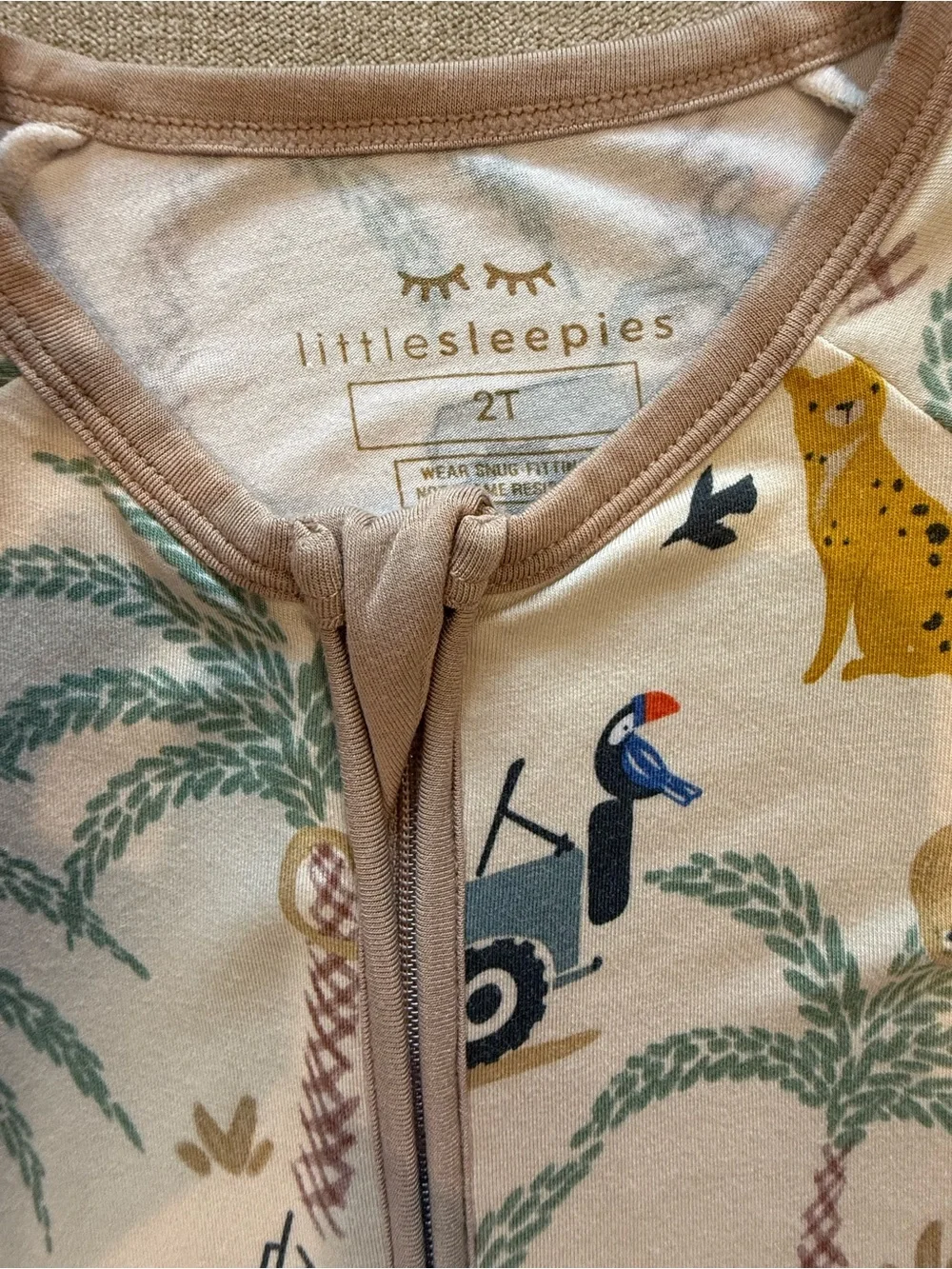 Little Sleepies Wild Escape Zippy 2T